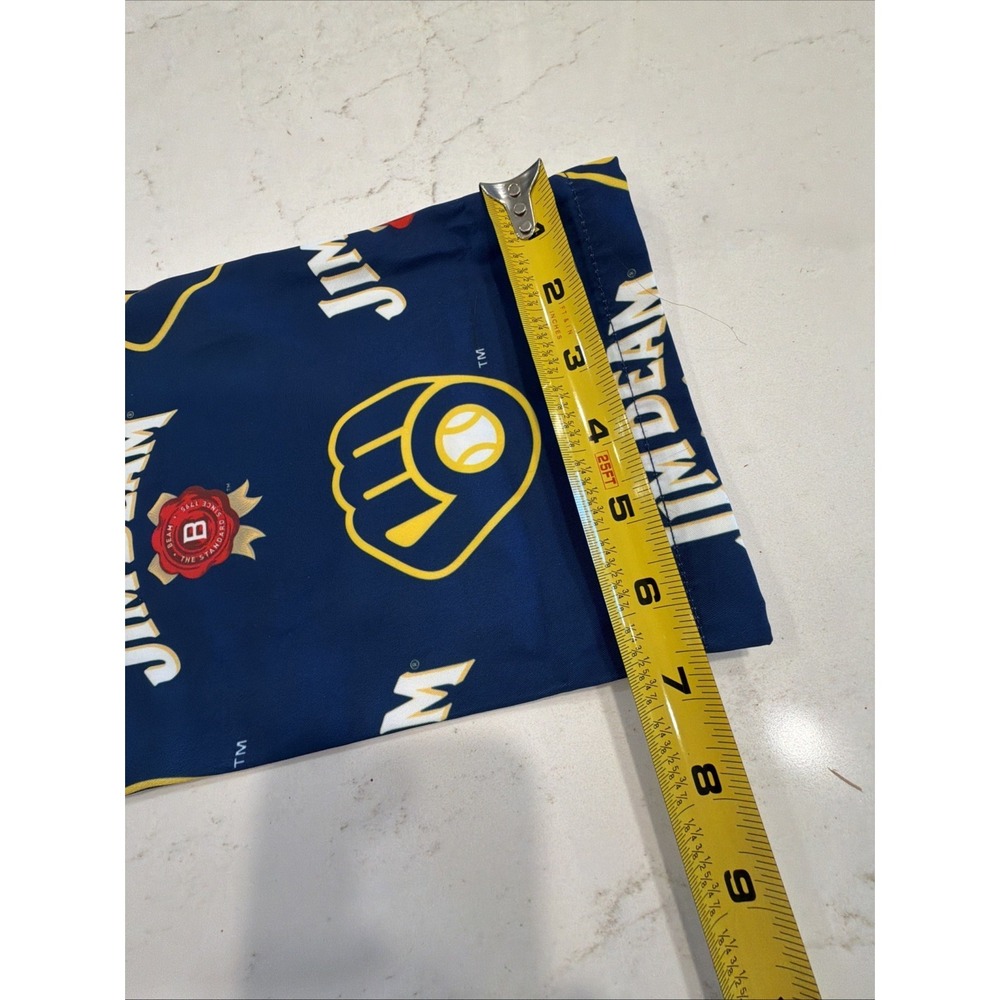 Milwaukee Brewers Jim Beam BSA/MLB 22 Drink Smart Overalls Bibs Size Medium EUC - Picture 9 of 10